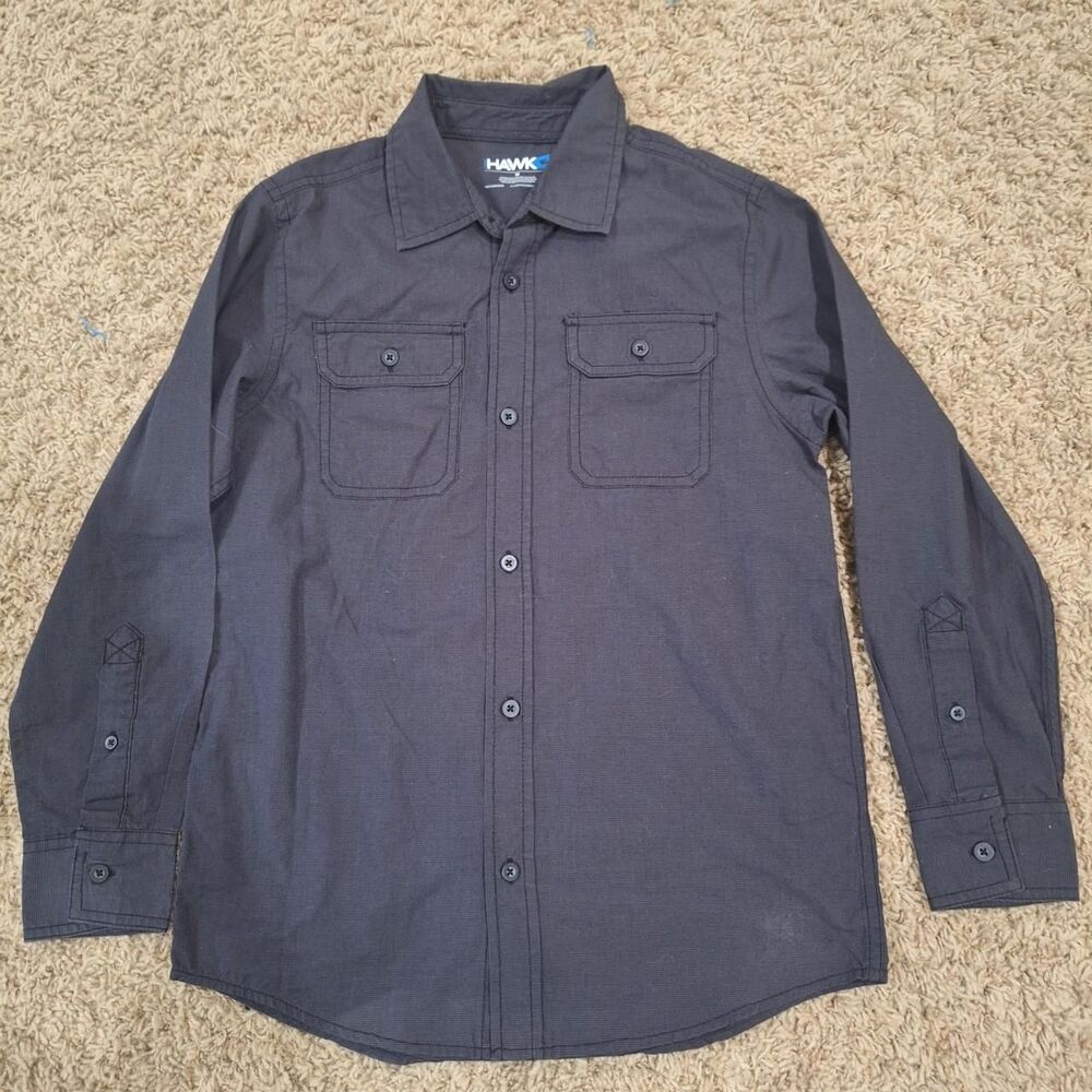 Hawks Boys Black and Navy Shirt